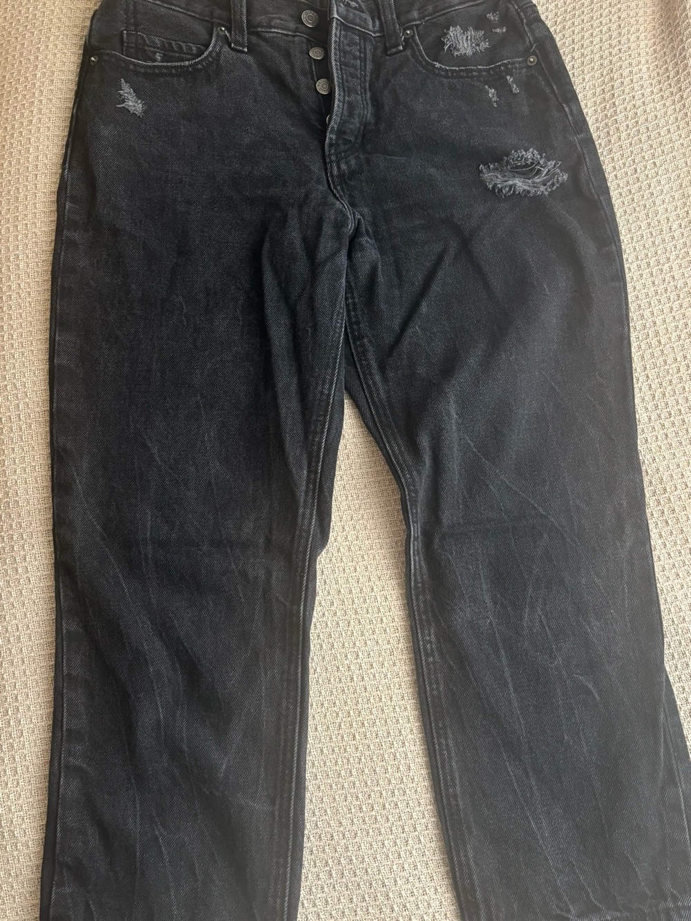 Old Navy Women’s Size 4 black straight leg jeans
